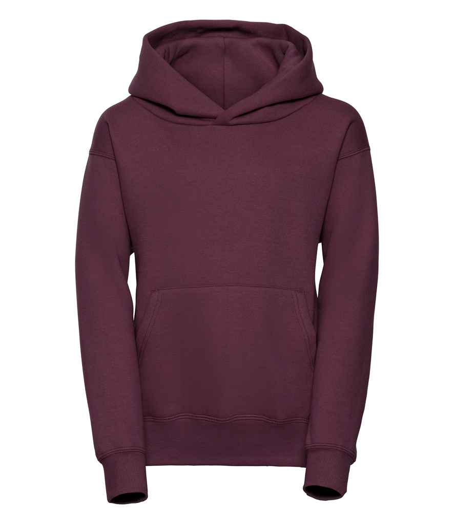 Russell Schoolgear Kids Hooded Sweatshirt | Burgundy