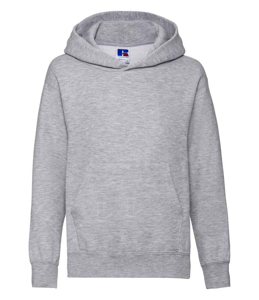 Russell Schoolgear Kids Hooded Sweatshirt | Light Oxford