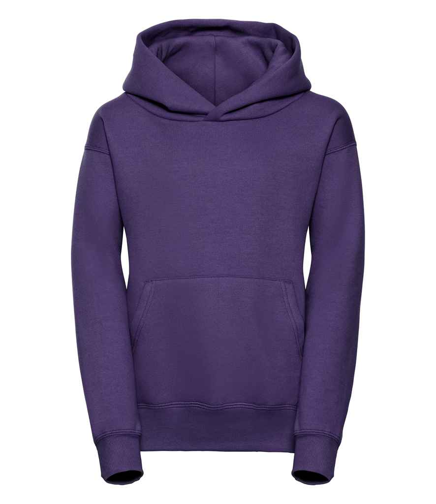 Russell Schoolgear Kids Hooded Sweatshirt | Purple