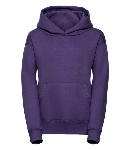 Russell Schoolgear Kids Hooded Sweatshirt | Purple