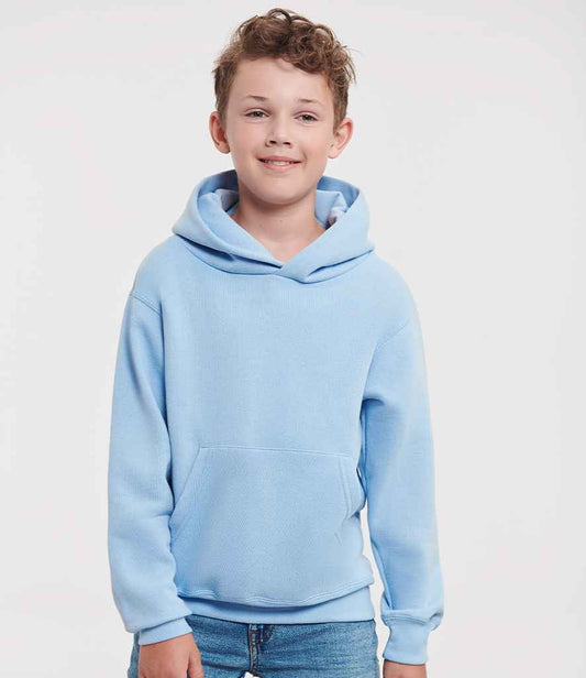 Russell Schoolgear Kids Hooded Sweatshirt | Sky Blue
