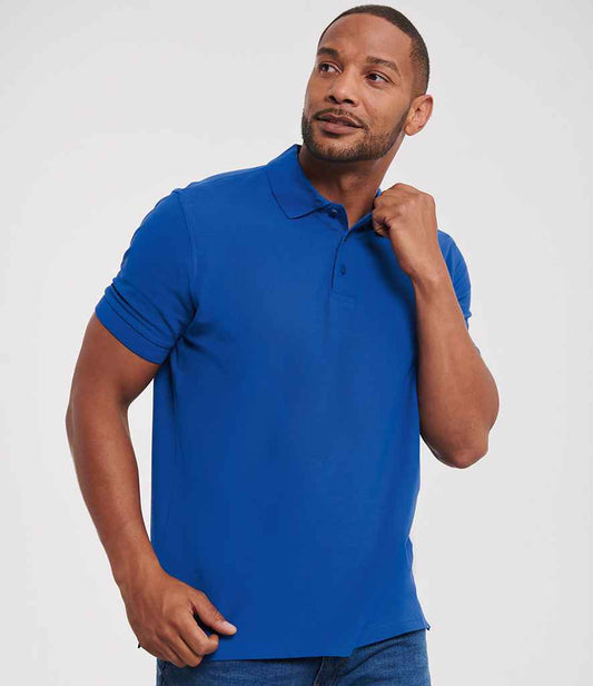 Russell Ultimate Cotton Piqué Polo Shirt | Bright Royal