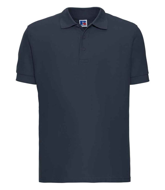 Russell Ultimate Cotton Piqué Polo Shirt | French Navy
