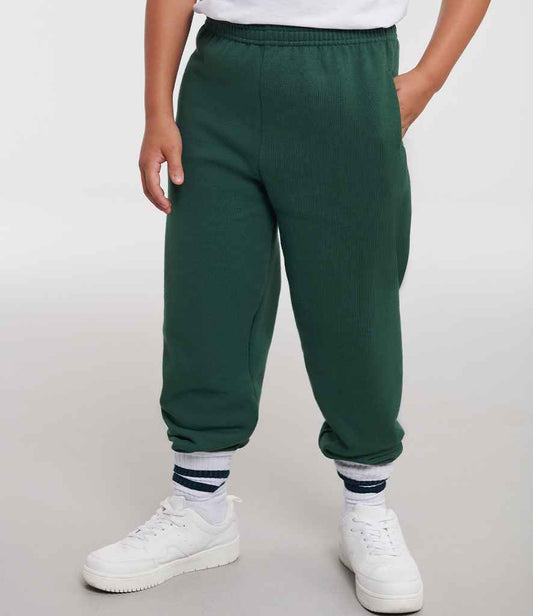 Russell Schoolgear Kids Elasticated Hem Jog Pants | Bottle Green