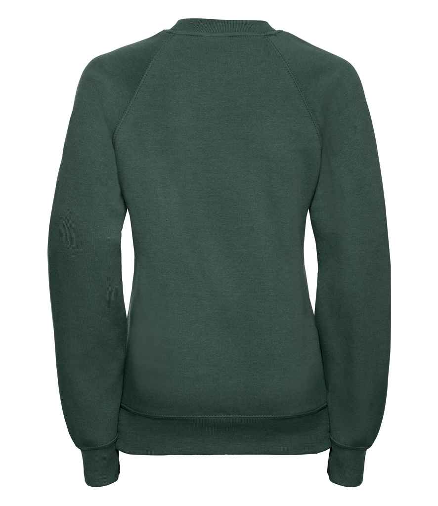 Russell Schoolgear Kids Raglan Sweatshirt | Bottle Green