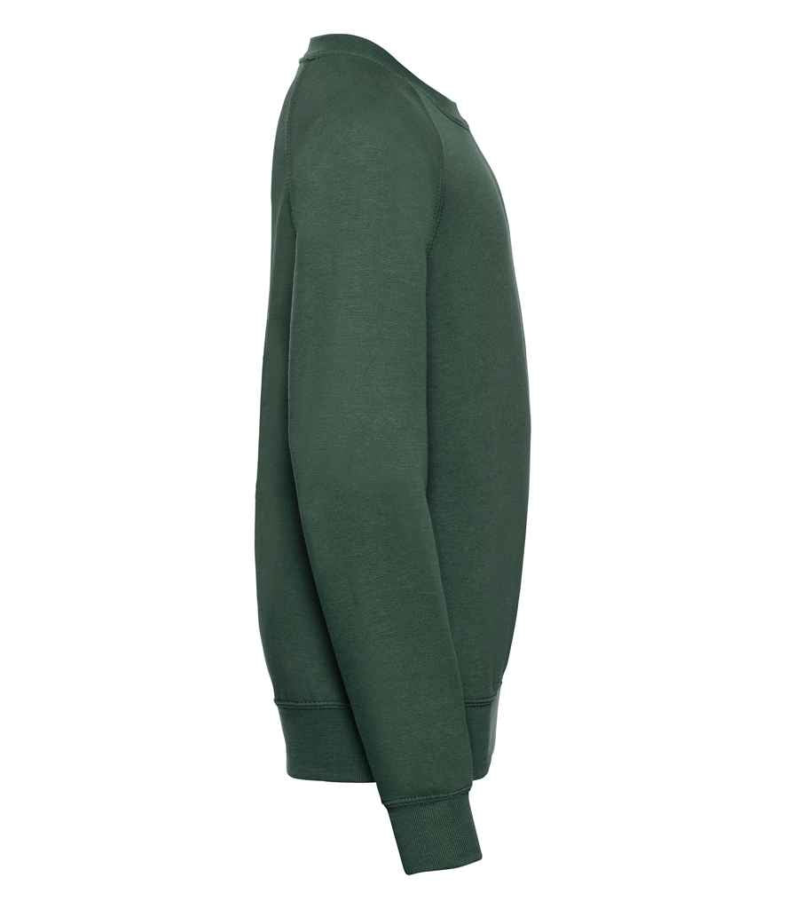 Russell Schoolgear Kids Raglan Sweatshirt | Bottle Green