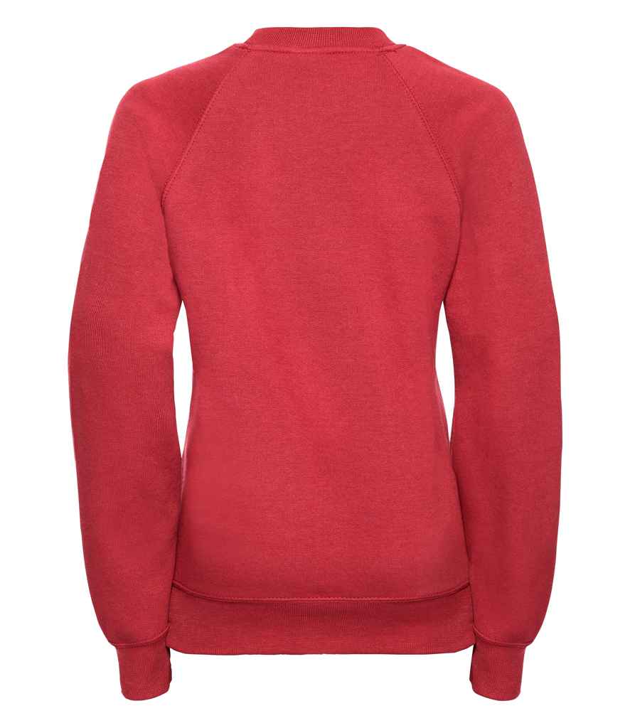 Russell Schoolgear Kids Raglan Sweatshirt | Bright Red