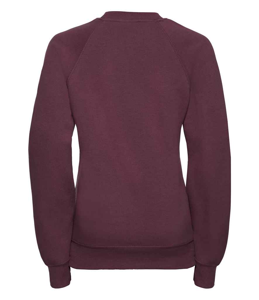 Russell Schoolgear Kids Raglan Sweatshirt | Burgundy