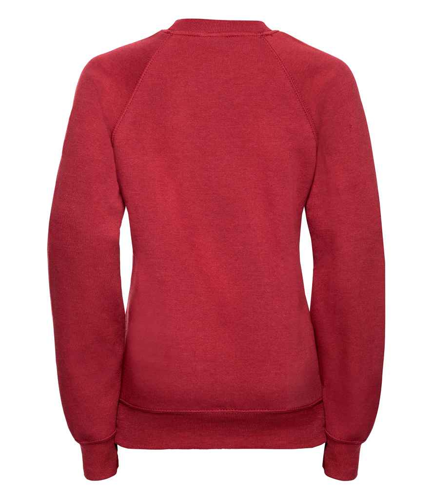 Russell Schoolgear Kids Raglan Sweatshirt | Classic Red