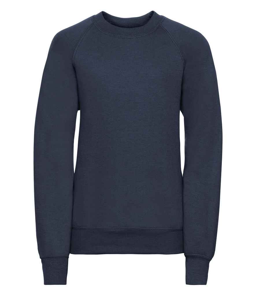 Russell Schoolgear Kids Raglan Sweatshirt | French Navy