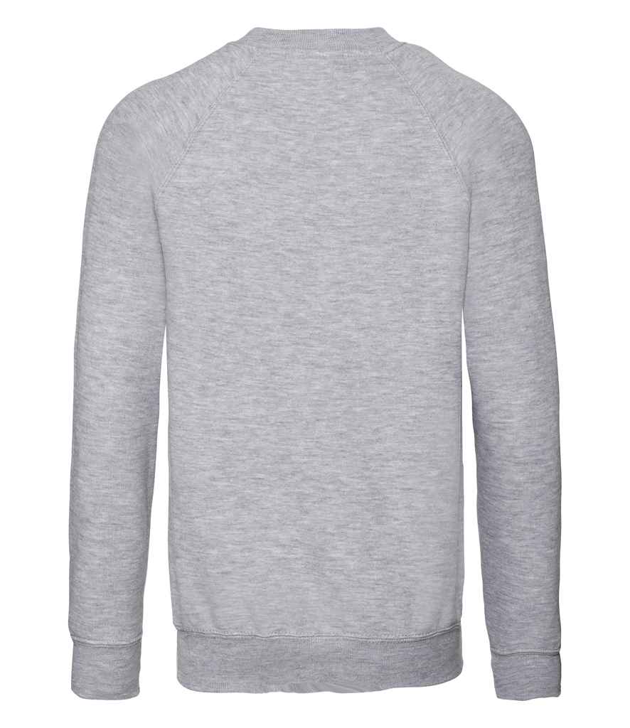 Russell Schoolgear Kids Raglan Sweatshirt | Light Oxford