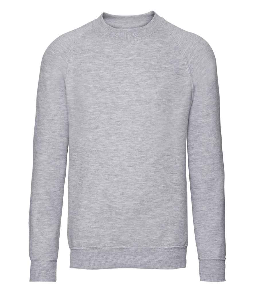 Russell Schoolgear Kids Raglan Sweatshirt | Light Oxford