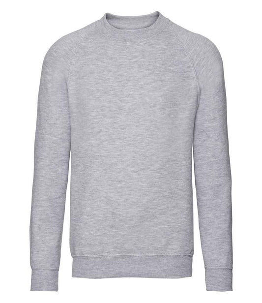 Russell Schoolgear Kids Raglan Sweatshirt | Light Oxford