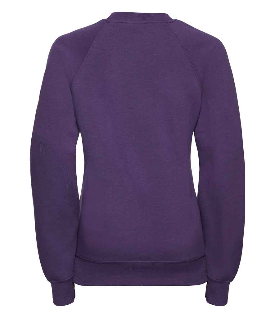 Russell Schoolgear Kids Raglan Sweatshirt | Purple