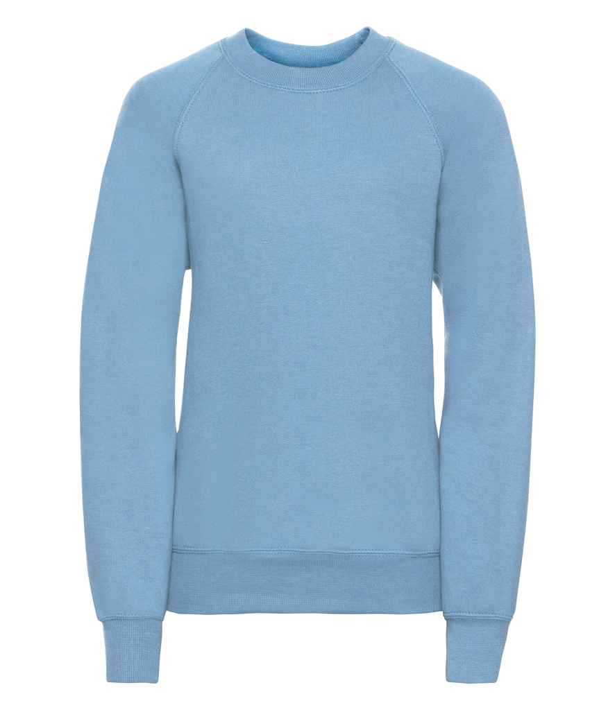 Russell Schoolgear Kids Raglan Sweatshirt | Sky Blue