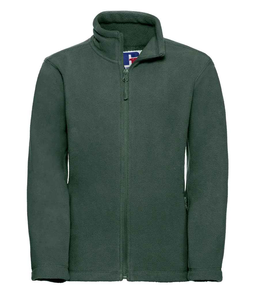 Russell Schoolgear Kids Outdoor Fleece Jacket | Bottle Green