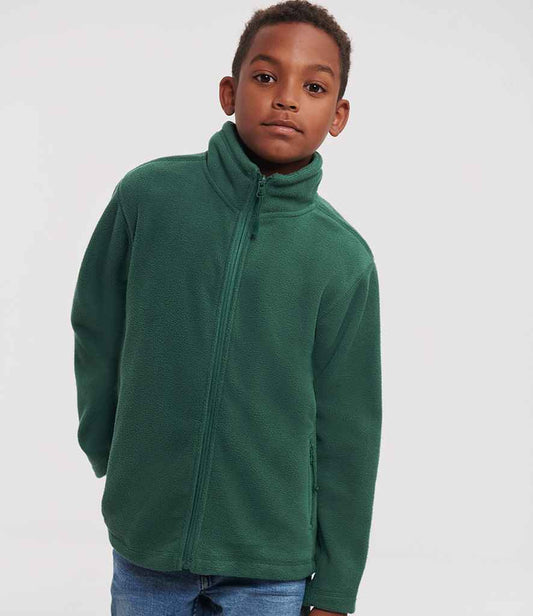 Russell Schoolgear Kids Outdoor Fleece Jacket | Bottle Green