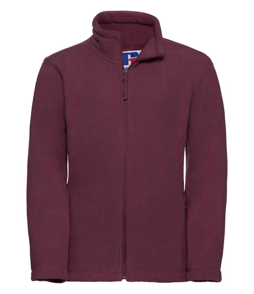 Russell Schoolgear Kids Outdoor Fleece Jacket | Burgundy
