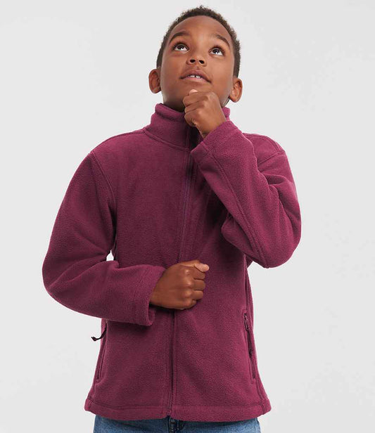 Russell Schoolgear Kids Outdoor Fleece Jacket | Burgundy