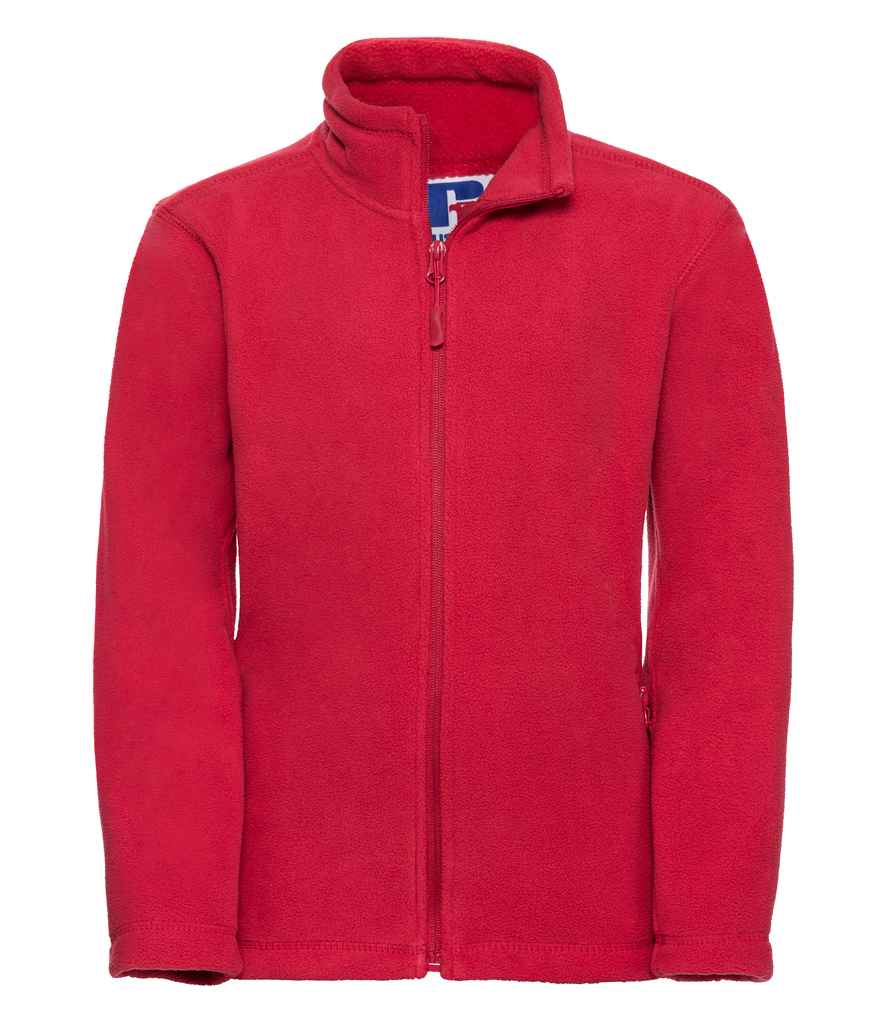 Russell Schoolgear Kids Outdoor Fleece Jacket | Classic Red