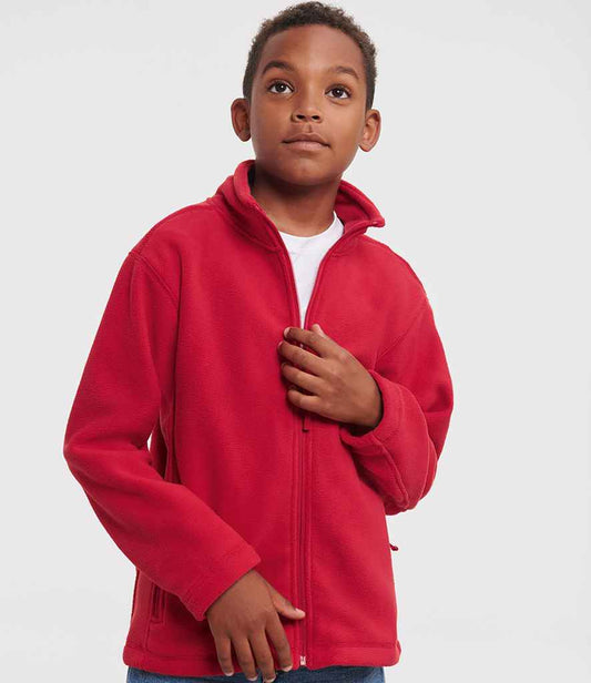 Russell Schoolgear Kids Outdoor Fleece Jacket | Classic Red