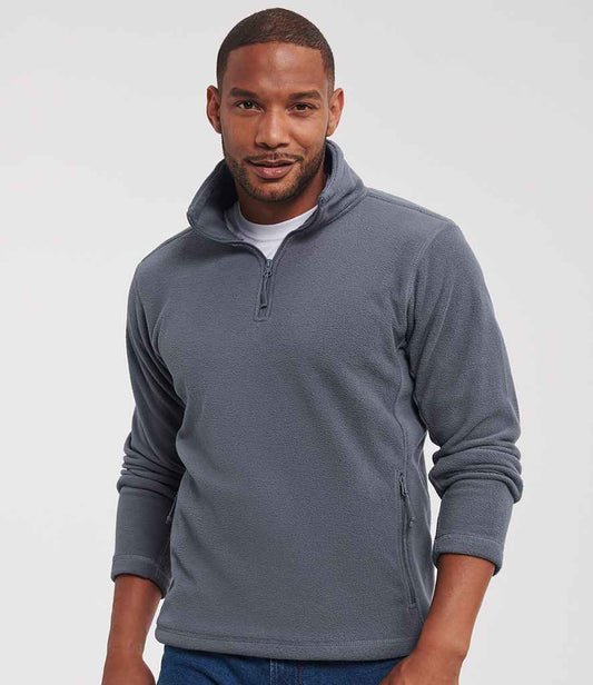 Russell Zip Neck Outdoor Fleece | Convoy Grey