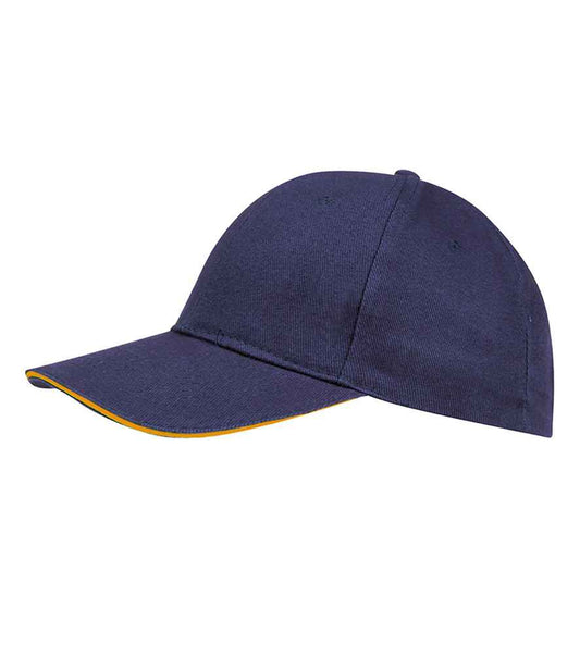 SOL'S Buffalo Cap | French Navy/Neon Orange