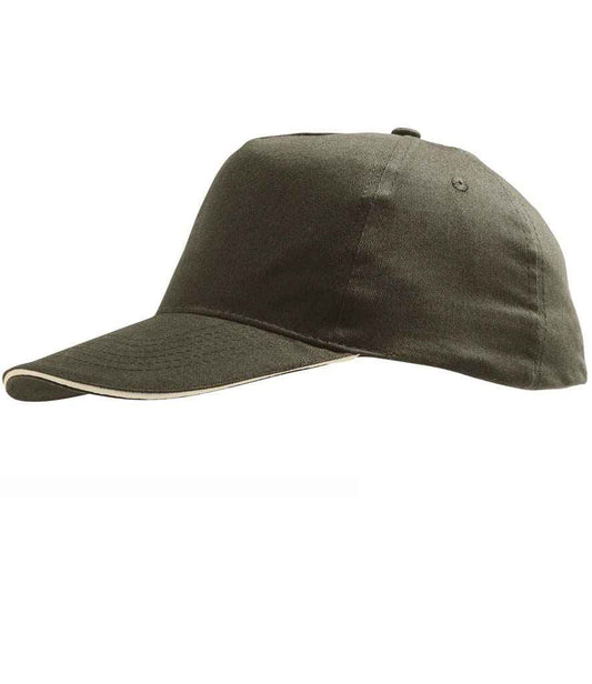 SOL'S Sunny Cap | Army/Beige