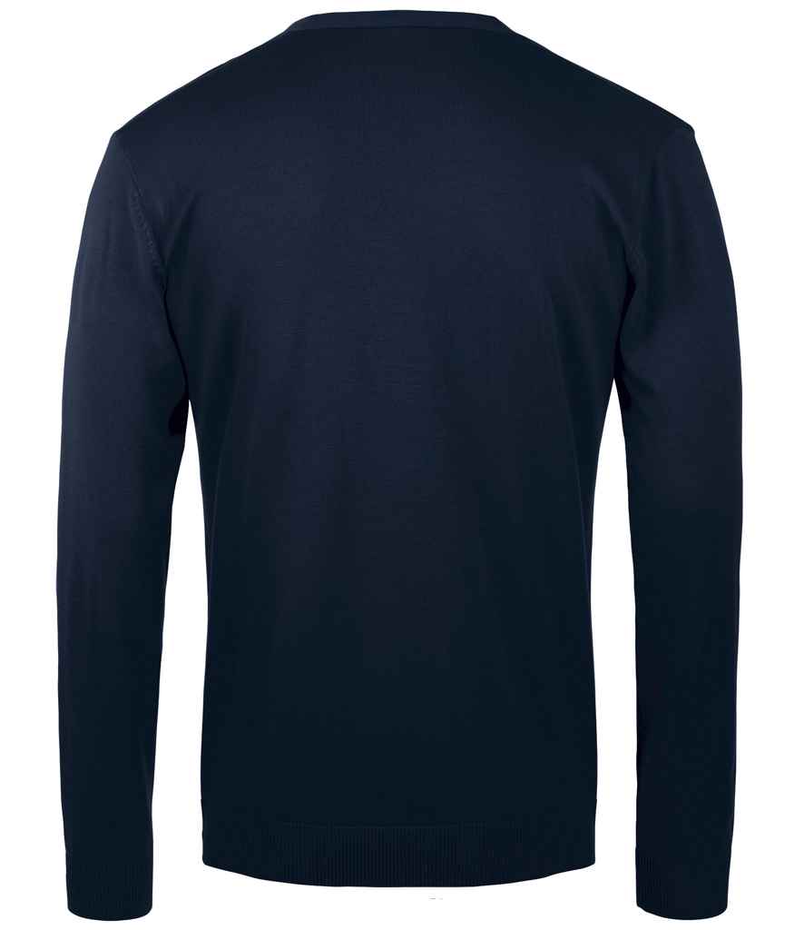 SOL'S Golden Cotton Acrylic V Neck Cardigan | Navy