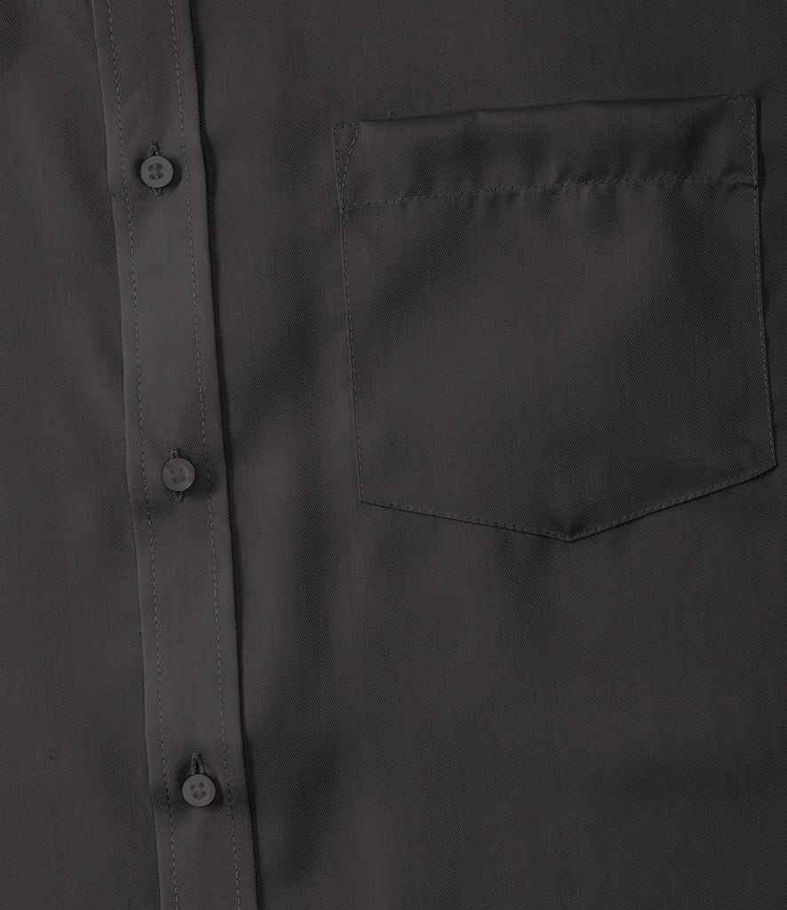 Russell Collection Long Sleeve Ultimate Non-Iron Shirt | Black