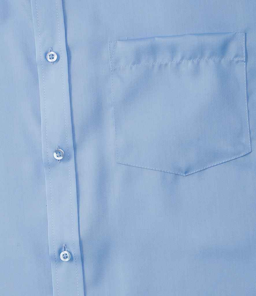 Russell Collection Long Sleeve Ultimate Non-Iron Shirt | Bright Sky