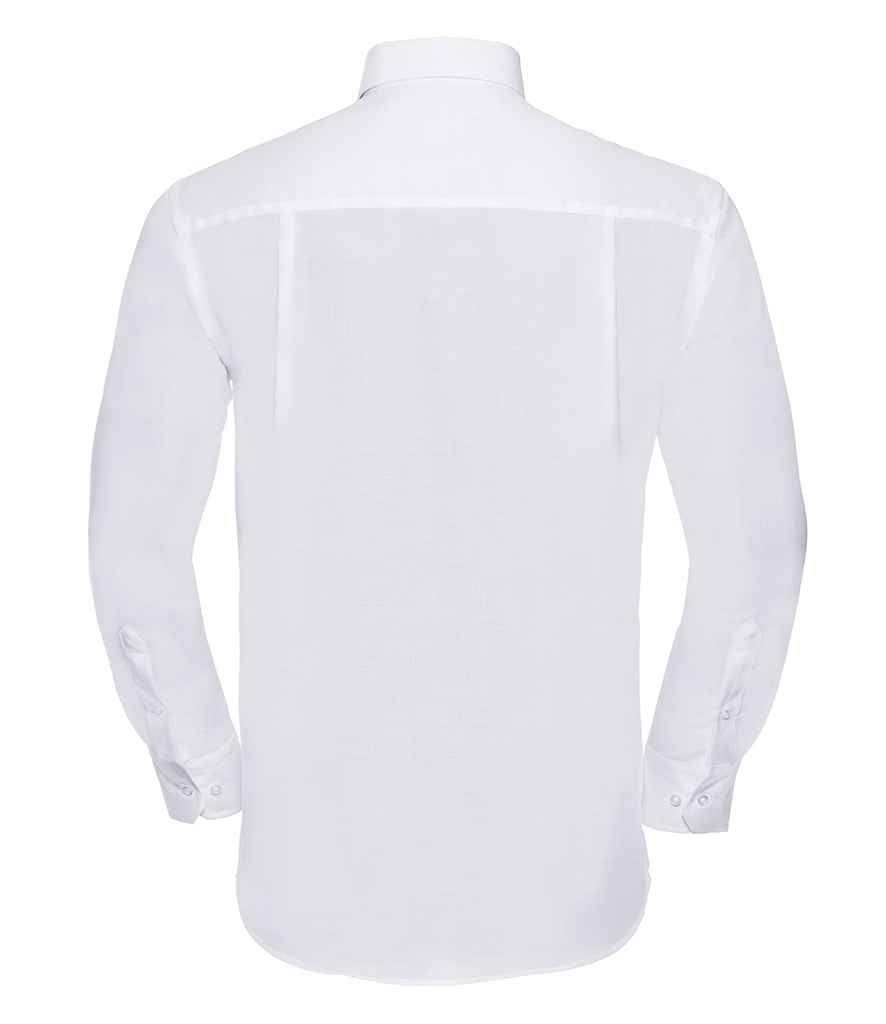 Russell Collection Long Sleeve Ultimate Non-Iron Shirt | White