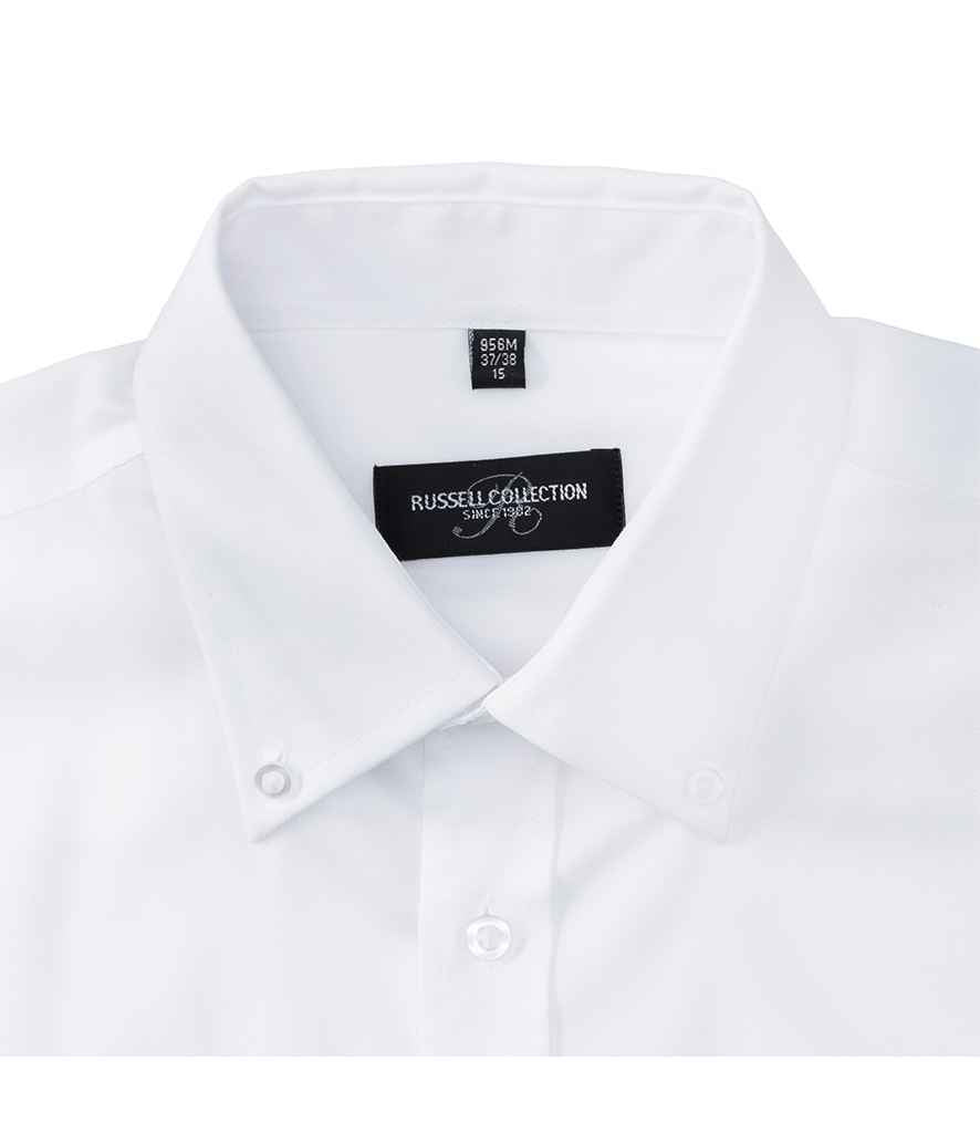 Russell Collection Long Sleeve Ultimate Non-Iron Shirt | White