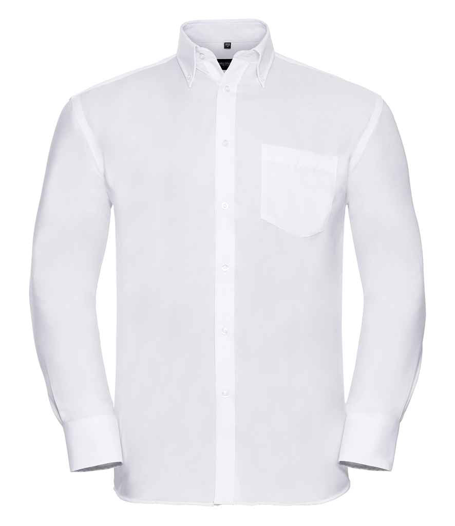 Russell Collection Long Sleeve Ultimate Non-Iron Shirt | White