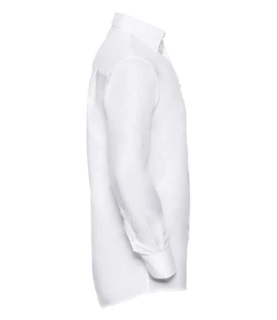 Russell Collection Long Sleeve Ultimate Non-Iron Shirt | White