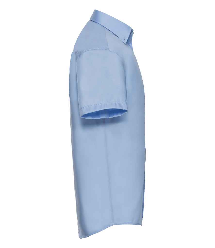 Russell Collection Short Sleeve Ultimate Non-Iron Shirt | Bright Sky