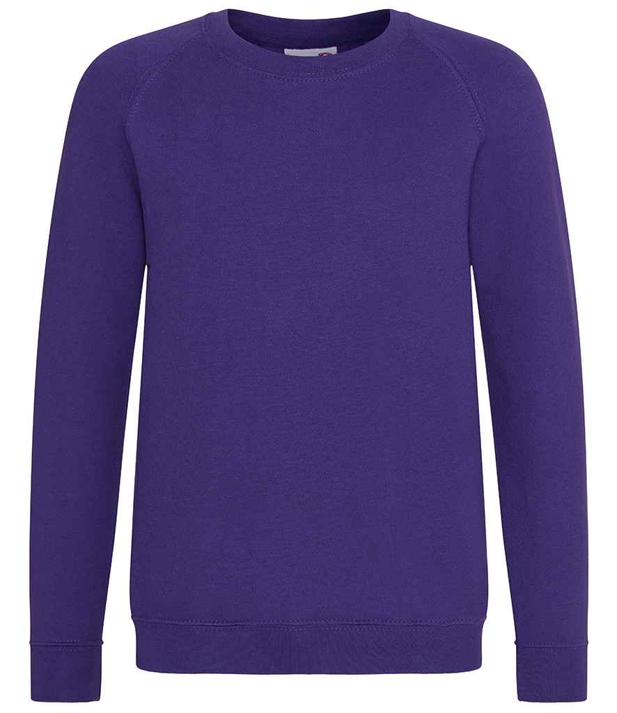 AWDis Academy Kids Raglan Sweatshirt | Purple