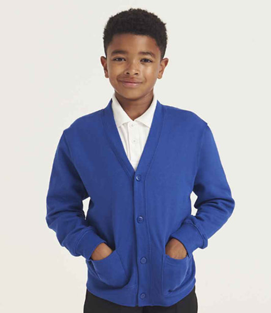 AWDis Academy Kids Sweat Cardigan | Royal Blue