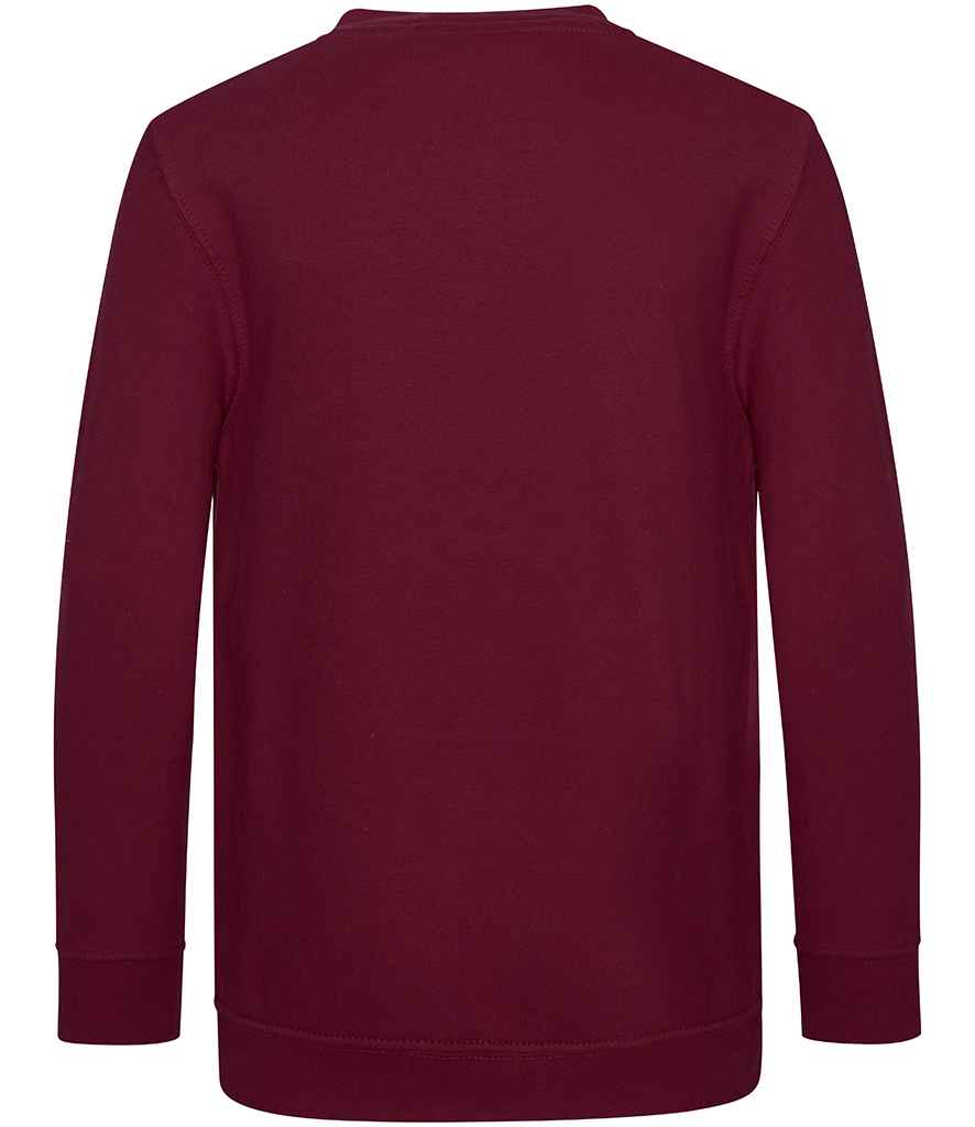 AWDis Academy Kids V Neck Sweatshirt | Burgundy