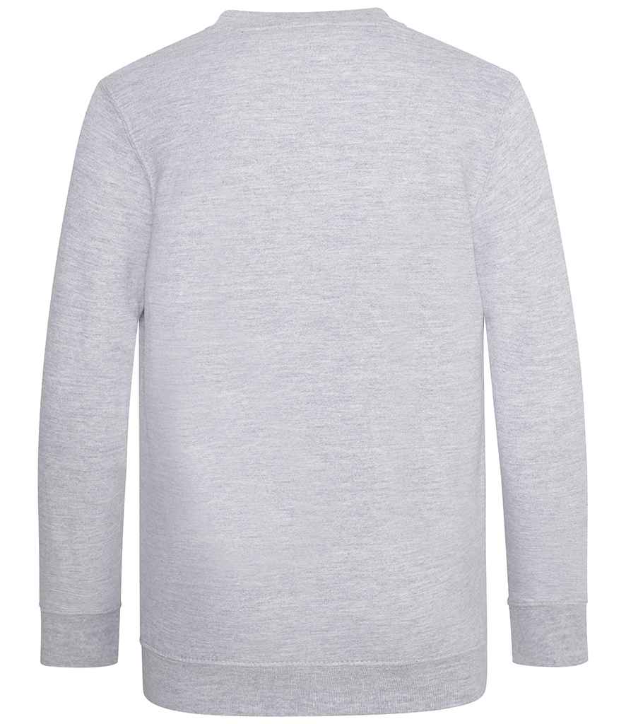 AWDis Academy Kids V Neck Sweatshirt | Grey