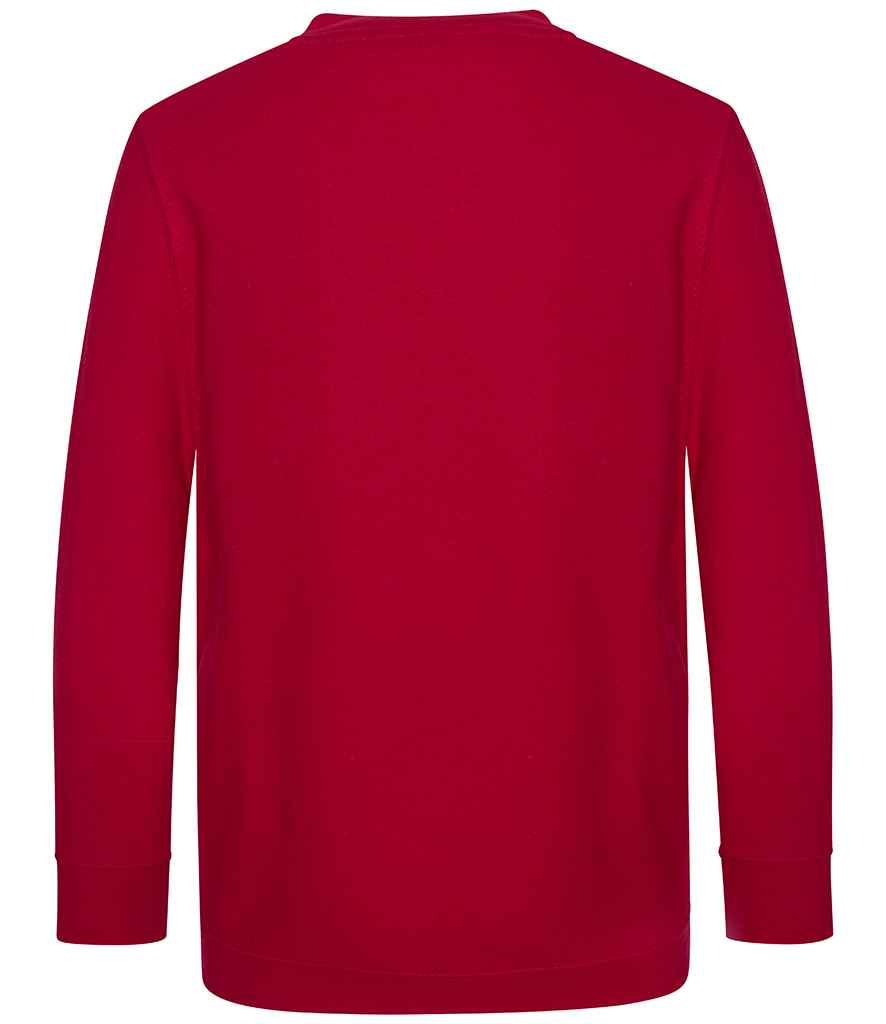 AWDis Academy Kids V Neck Sweatshirt | Red