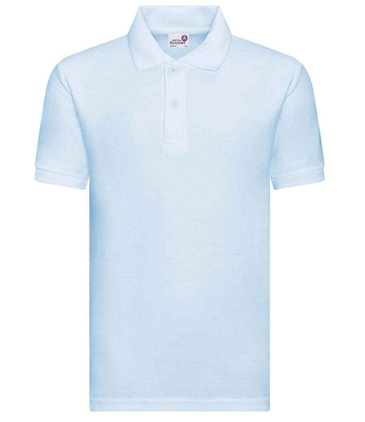 AWDis Academy Kids Piqué Polo Shirt | Sky Blue