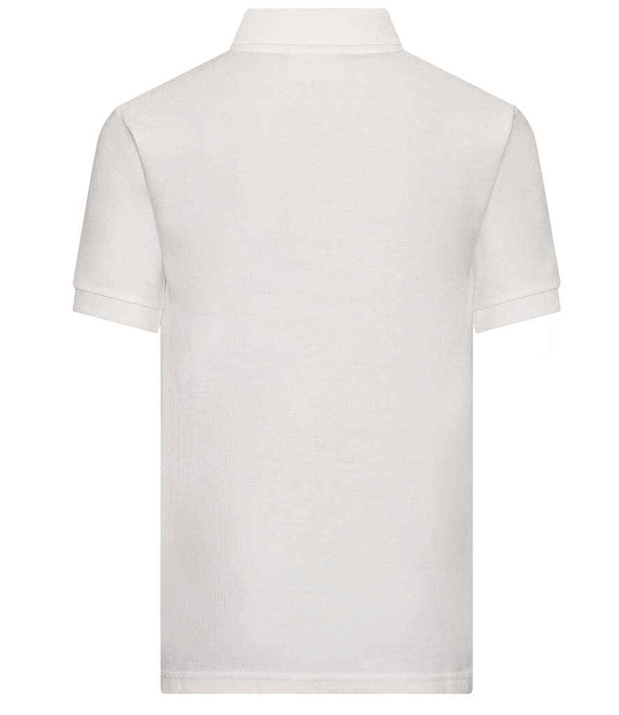 AWDis Academy Kids Piqué Polo Shirt | White