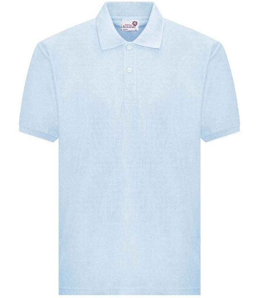 AWDis Academy Senior Piqué Polo Shirt | Sky Blue