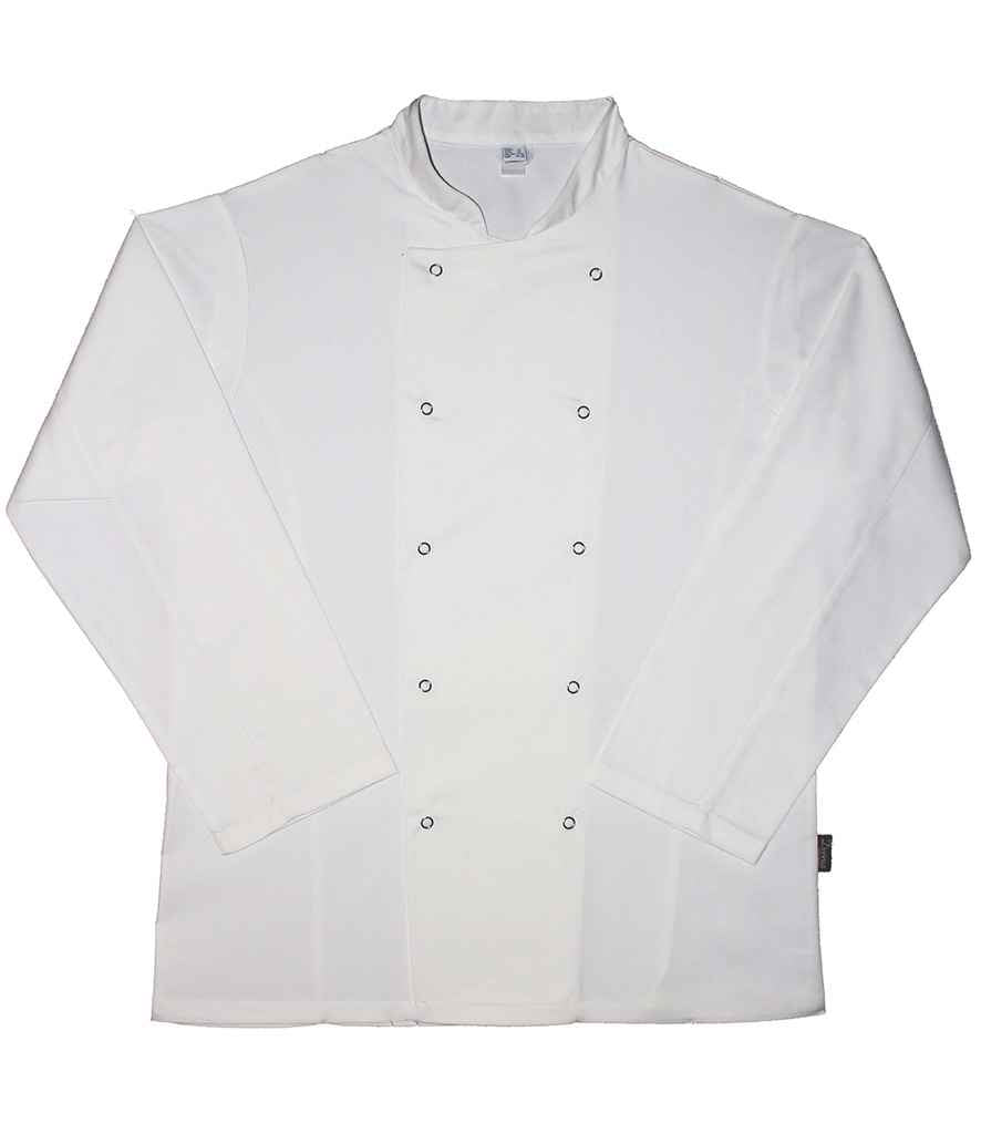 Dennys Long Sleeve Chef's Jacket | White