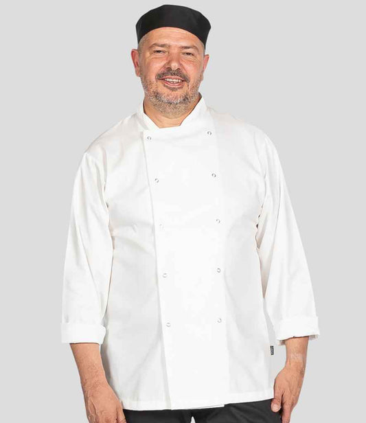 Dennys Long Sleeve Chef's Jacket | White