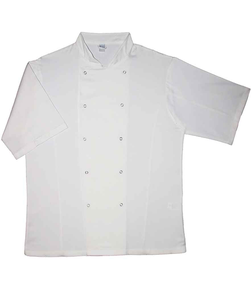 Dennys Short Sleeve Chef's Jacket | White