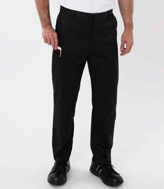 ADC Slim Fit Stretch Trousers | Black