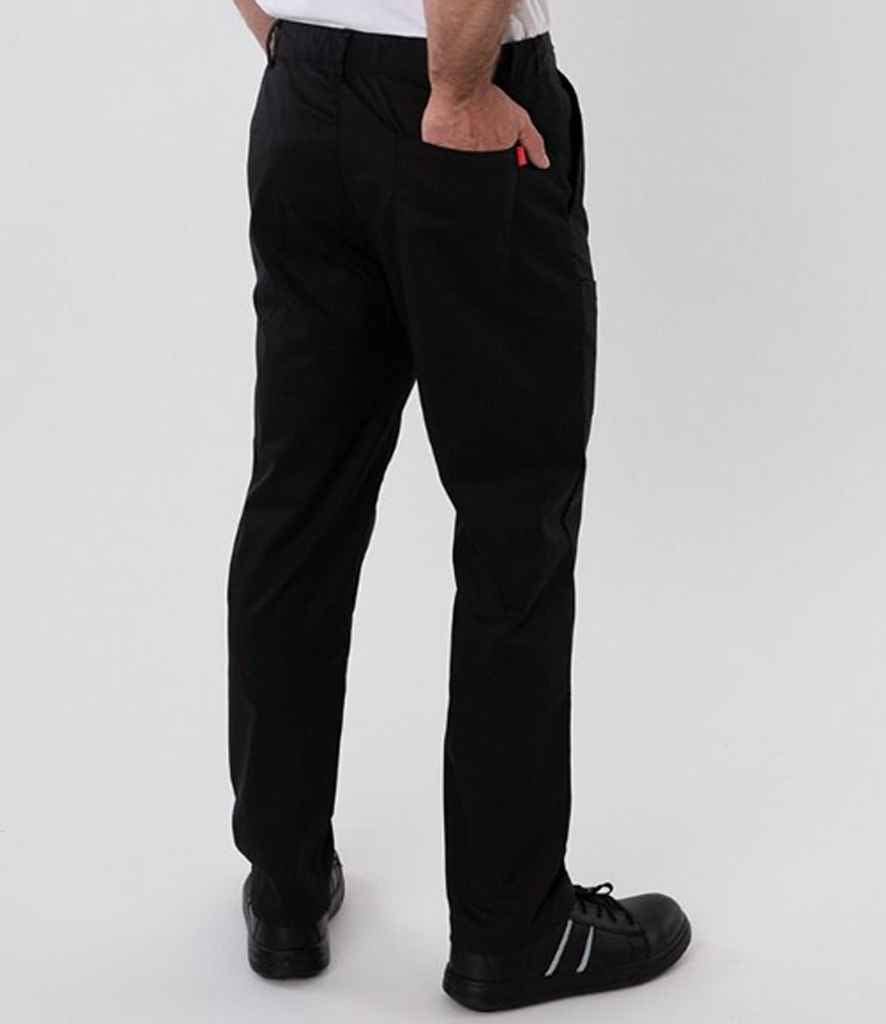 ADC Slim Fit Stretch Trousers | Black