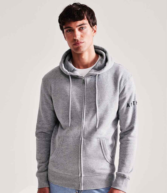 Anthem Organic Full Zip Hoodie | Grey Marl